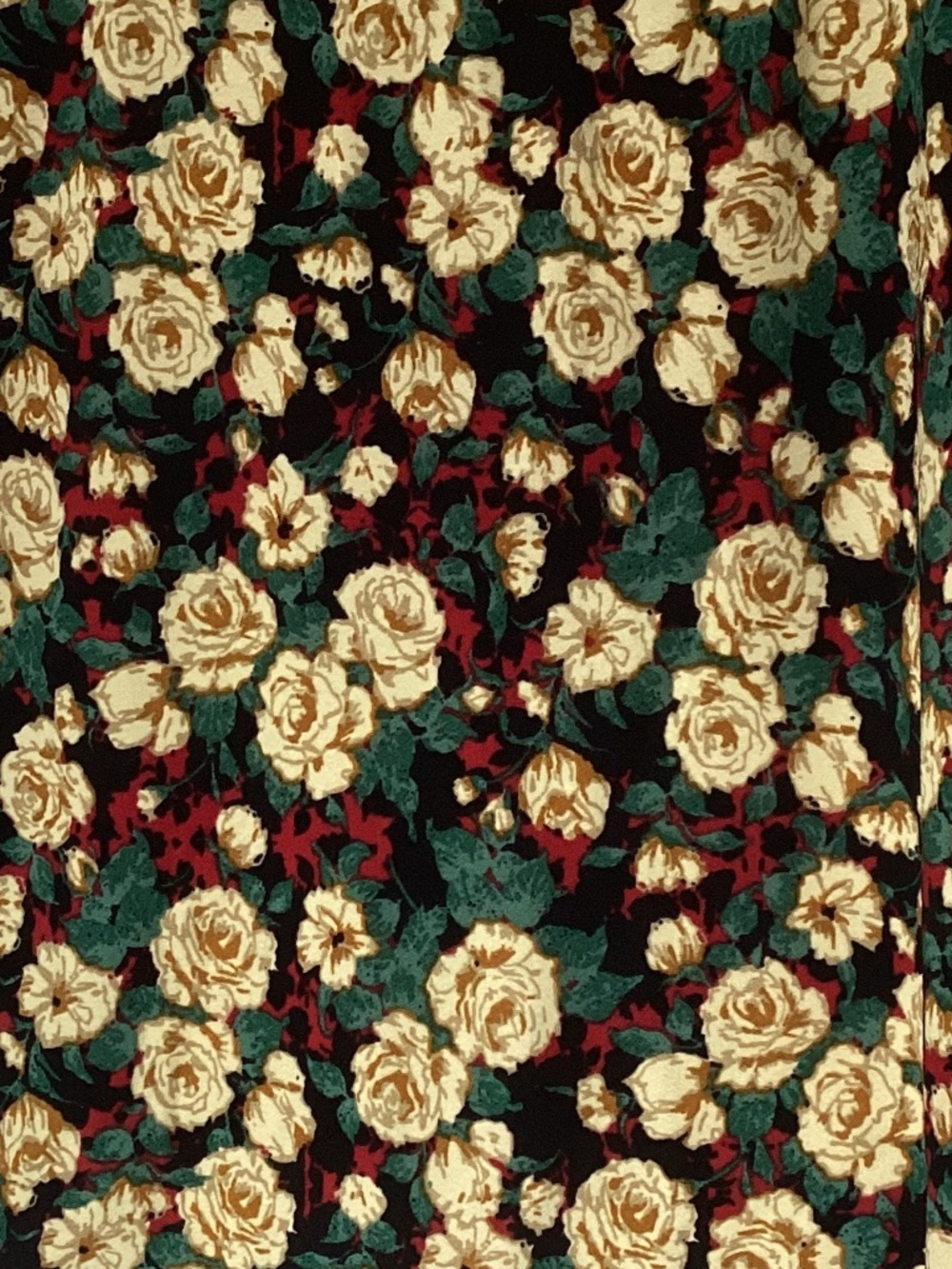 VINTAGE VIBES FLORAL PENCIL SKIRT